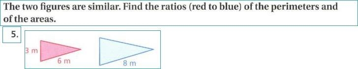 How do i get the perimeter of the first triangle?-example-1