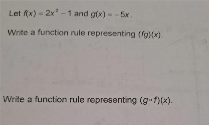 -Exponential and Logarithmic Functions- Write a function rule representing the following-example-1