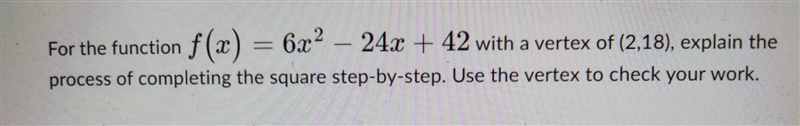 NO LINKS! Please help me with this vertex problem Show work please: step by step ​-example-1