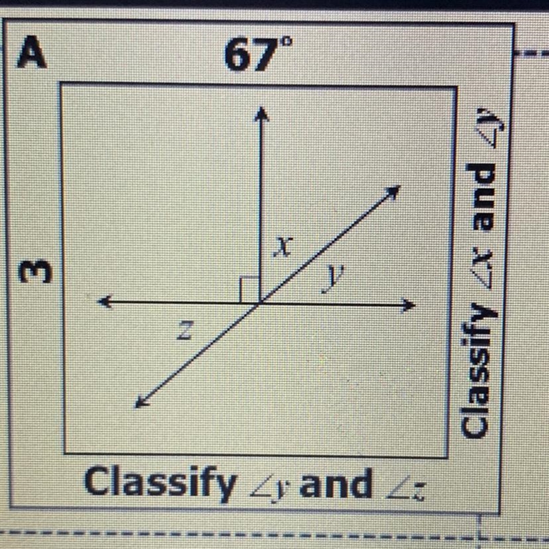 Need to find the section where it says “Classify y and z”-example-1