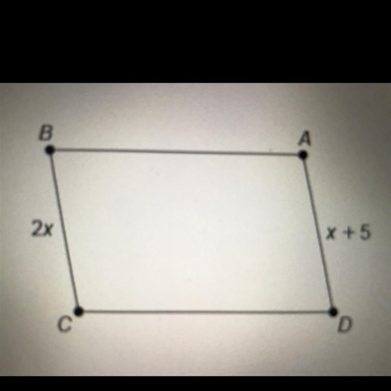 18. ABCD is a parallelogram. Determine the length of AD.OA. 11 unitsOB. 10 unitsOC-example-1