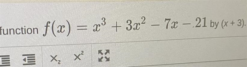 Angie divides the polynomial function by (x+3). What can she conclude from the fact-example-1