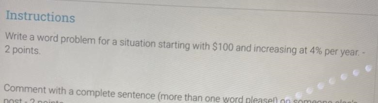 I need help with coming up with a word problem-example-1