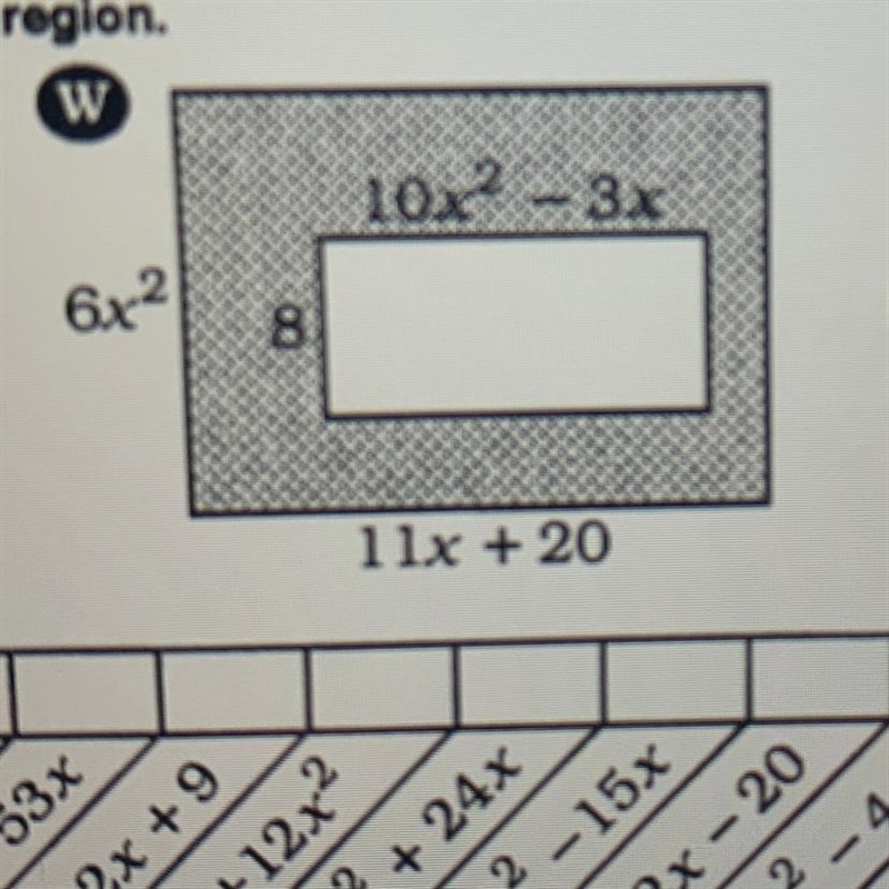 Find the area of shaded region-example-1