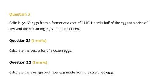 cost price selling price(please show calculations)Both images is one questionI am-example-1