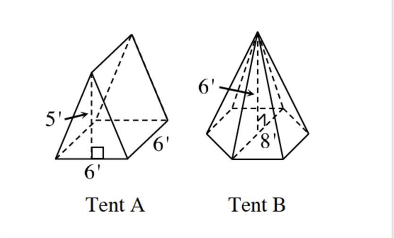 Help Soraya decide which tent to buy for her backpacking trip. To make this decision-example-1