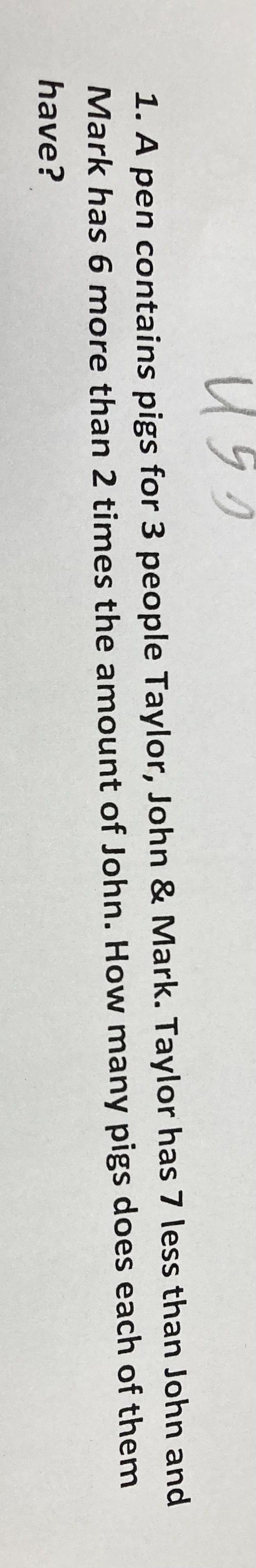 Anyone know how to do this? It missing one bit of info the total amount of pigs is-example-1