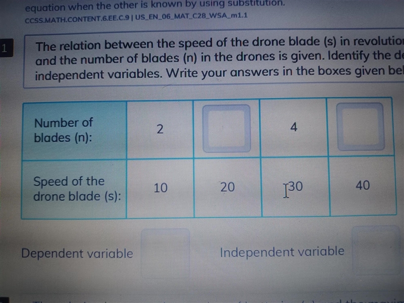 The relation between the speed of the drone blade (s) in revolutions per second (rps-example-1