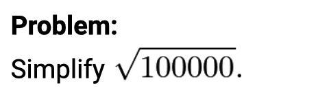 PLS HELP!!!!!!!!!!!!!!!! I got all the way to 4 x \sqrt{6250 is that right or what-example-1