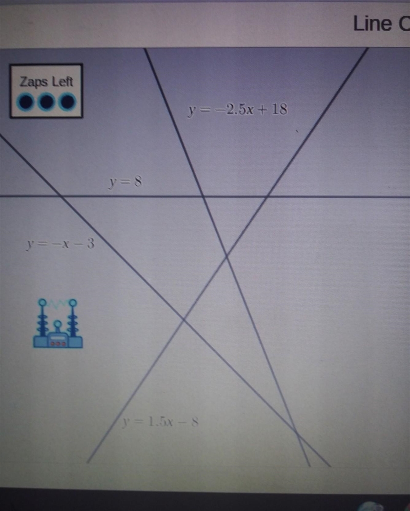 capture all of the lines by entering ordered pairs for points on the lines. Use no-example-1