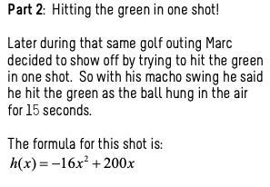 Can you help me please?A. How can Marc provide proof that his mighty shot actually-example-1