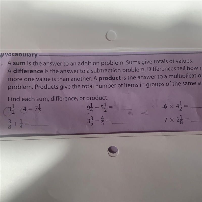 Need to learn how to solve these mixed fractions at least 1 subtraction, 1 multiplication-example-1