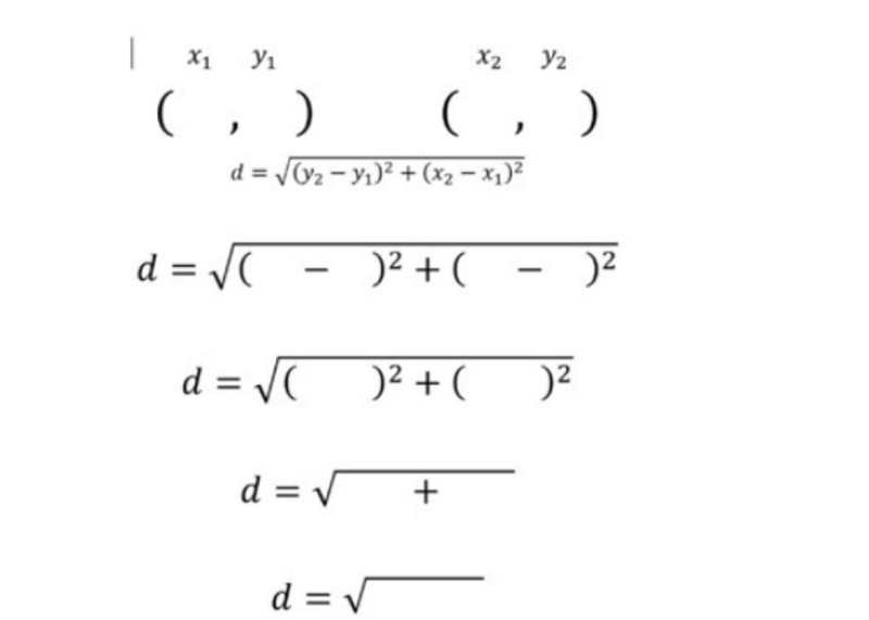 Find the Distance between the two points . (2,5) and (-4,7).-example-1