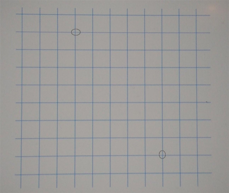 The straight-line distance between the point is ___ units, rounded to the nearest-example-1