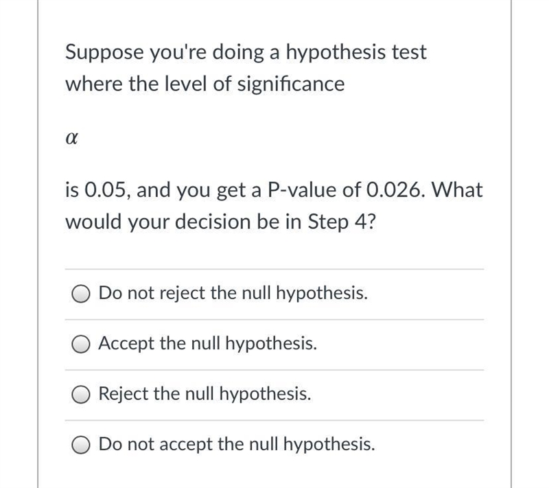 Suppose you're doing a hypothesis test where the level of significance is 0.05, and-example-1