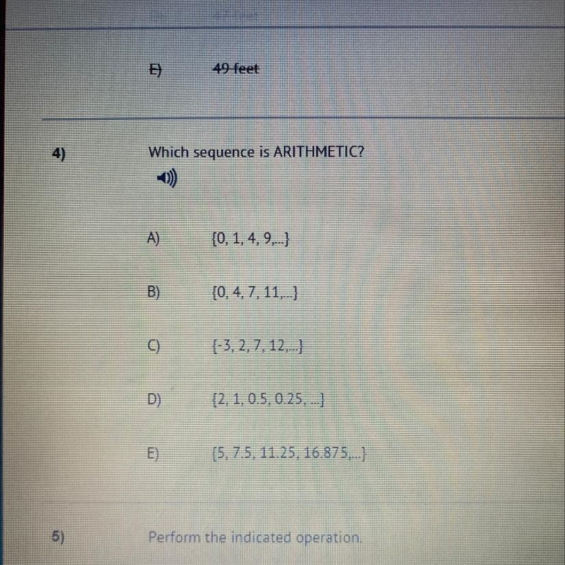 Which sequence is ARITHMETIC?-example-1