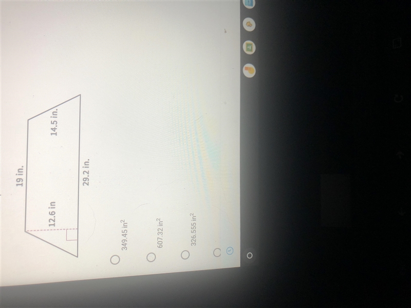 Find the area of the trapezoid 19 12.6 29.2 14.5-example-1