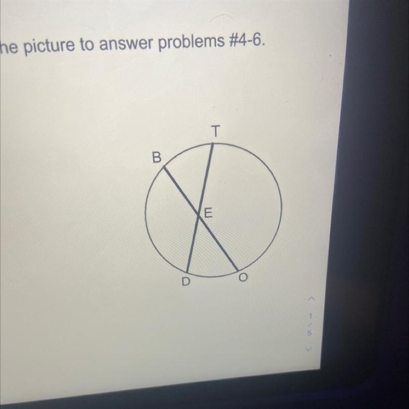 4. BE = 20, DE = 5, EO = 19 find DT(-example-1