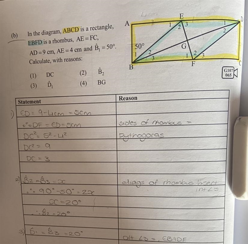 Maths geometry i just need 4) i’ve worked everything else out-example-1