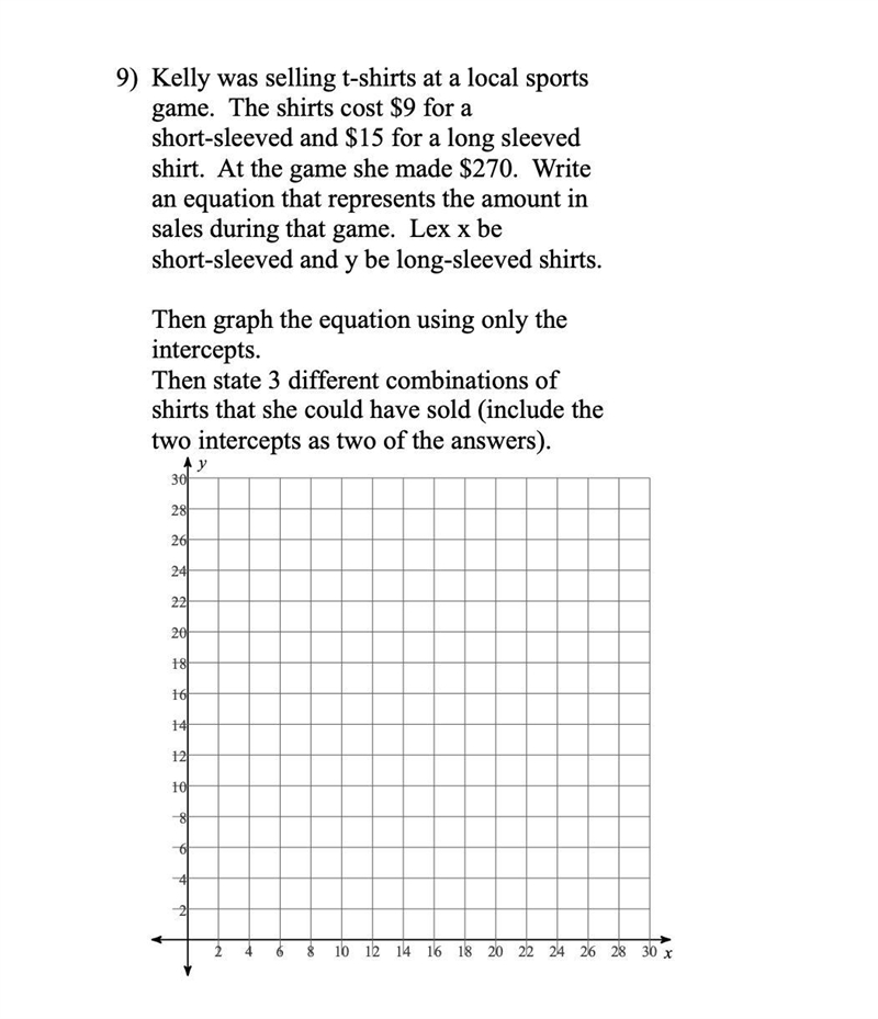 I just need help setting it up and graphing :)-example-1