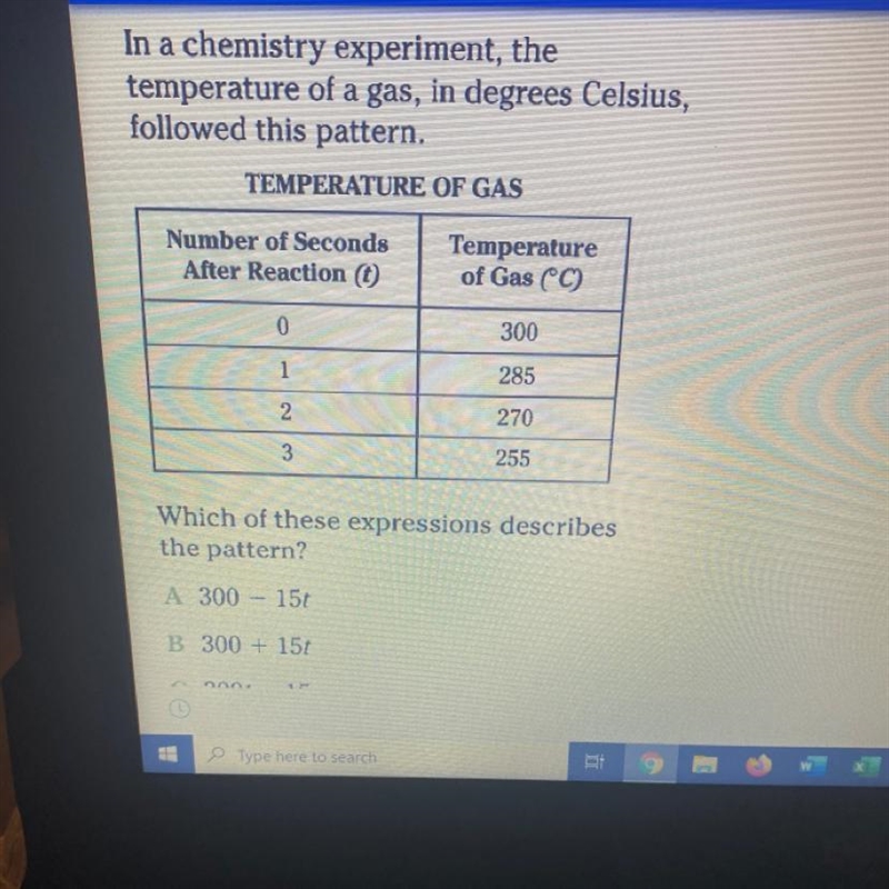 Hello I need help with this please :) and C : 300t-15 D: 300t+15-example-1