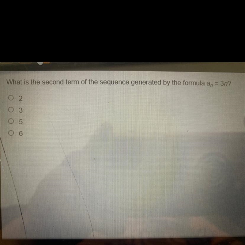 What is the second term of the sequence generated by the fo02O 3O 5O 6-example-1