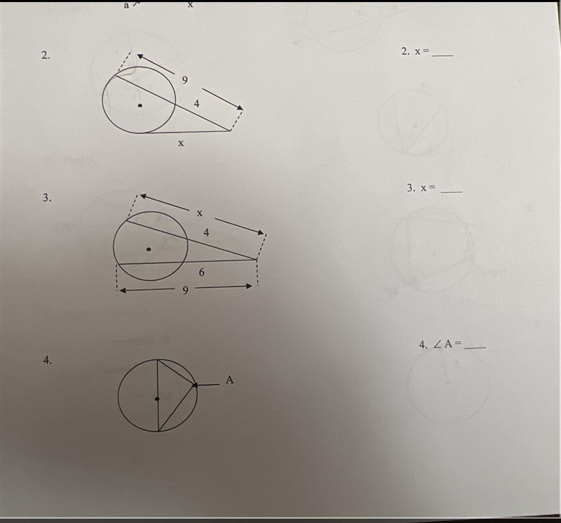 Use the diagrams to answer the following questions NUMBER 4-example-1