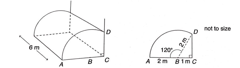 A greenhouse is built against a garden wall, as shown in the image attached. The greenhouse-example-1