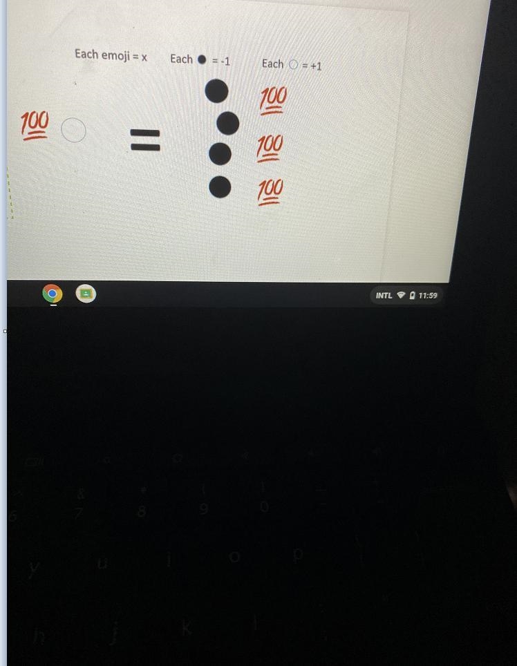 State the equation that correctly represents the image AlrightEach emoji = xEachEach-example-1