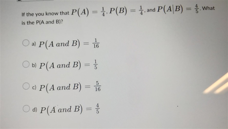 NO LINKS!! Please help me with this probability question Part 1j​-example-1