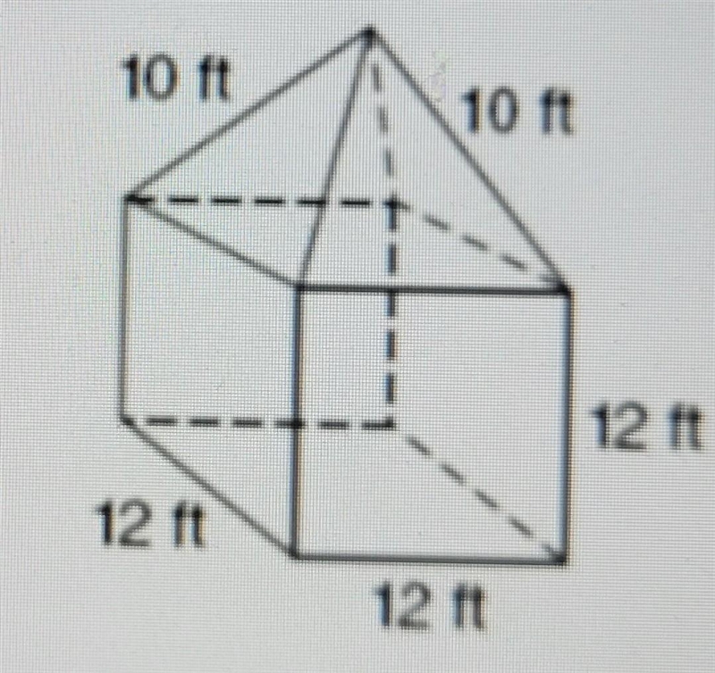 Please Help - Find the Volume I know the answer is 1982.0 ft³. However, I don't know-example-1