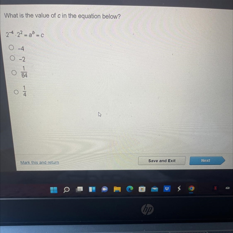 What is the value of c in the equation below?-example-1