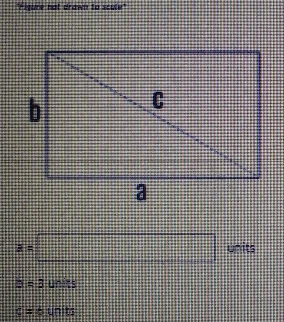 Find the two dimensional diagonal. Write your answer as a radical.-example-1