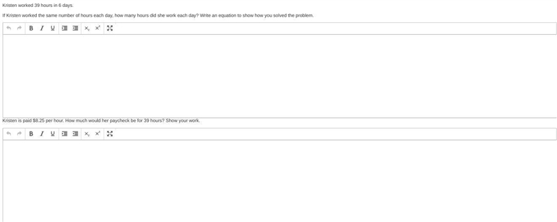 Kristen worked 39 hours in 6 days. If Kristen worked the same number of hours each-example-1