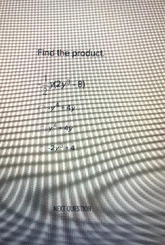 Find the product1/2 12 y 3 - 8O-YA + 4yy + 4y23+ 4-example-1