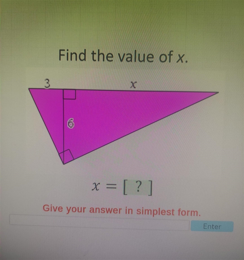 Can someone find the value of x?​-example-1