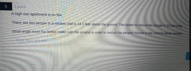 5 1 point A high rise apartment is on fire. 1 There are two people in a window that-example-1