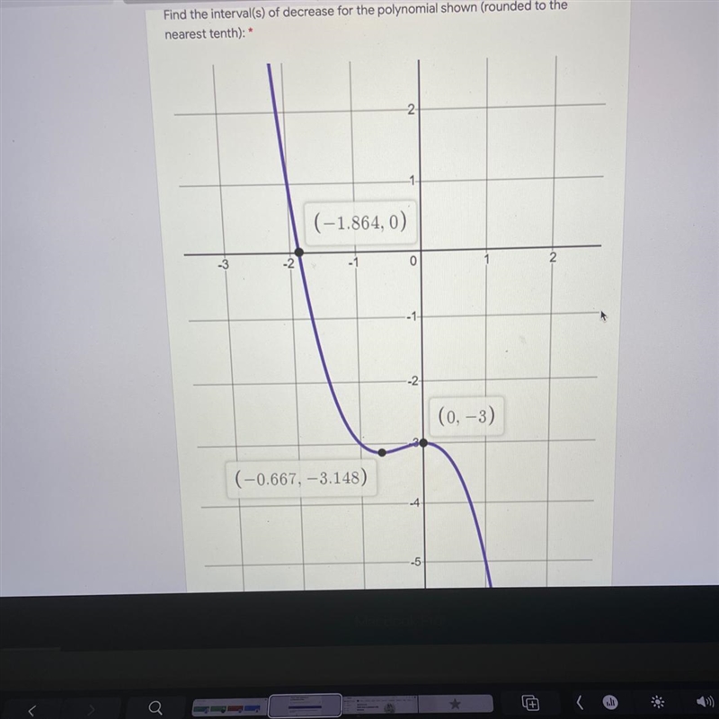 The choices to pic from are(1.9,-0,7), (0,infinite)(-infinite, -3.1) (-3,infinite-example-1