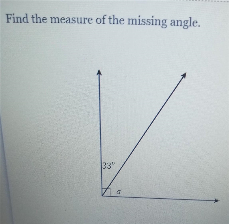 Is the answer a=213 because a angle look like a acute-example-1