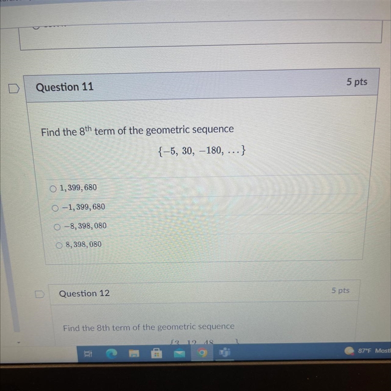 Hello, what’s the answer for number 11? I need help solving it-example-1