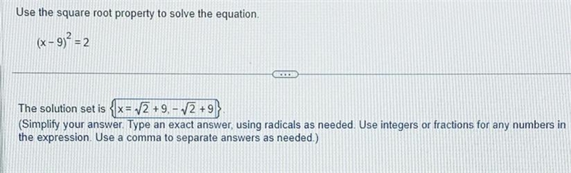 I’m not sure if I’m suppose to include “x=___” in my answer or just put the answer-example-1