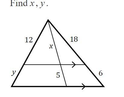 Please help. Find x and y. NEED ASAP-example-1