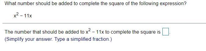 What number should be added to complete the square of the following expression?-example-1