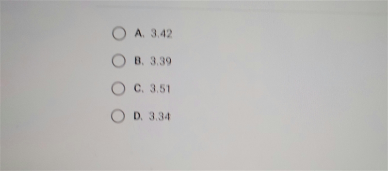 The means of the grade point averages of four samples taken from a population of students-example-1