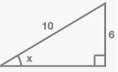 Solve for x. Round to the nearest TENTH of a degree. Type your answer as a single-example-1