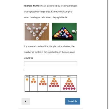 Triangle Numbers are generated by creating trianglesof progressively larger size. Example-example-1