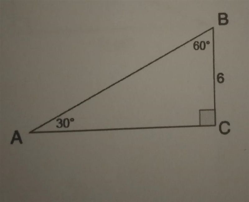 determine the length of line AB and line AC in the right triangle. You may give your-example-1