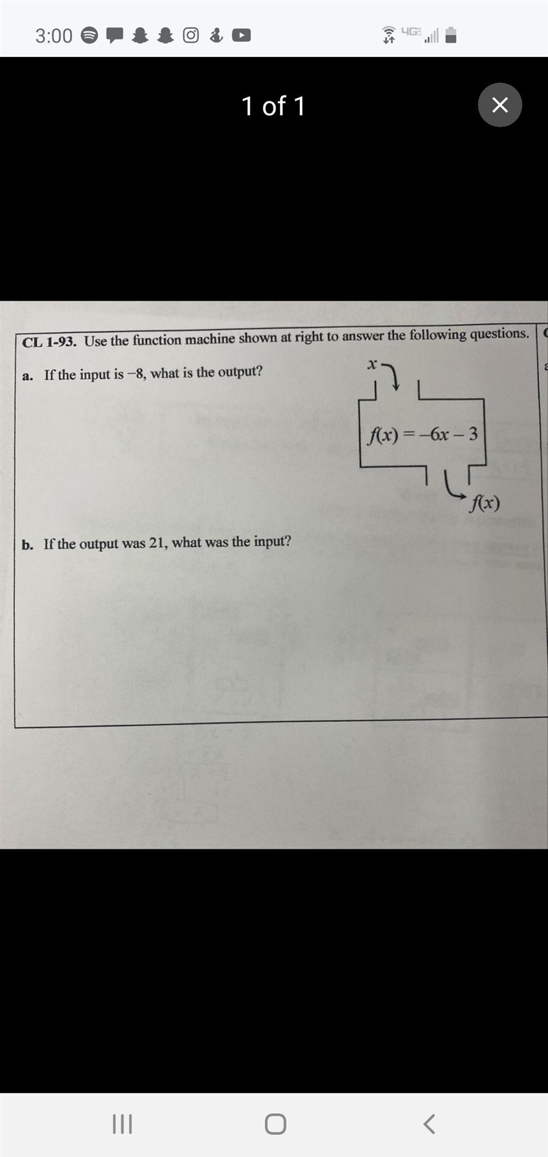 please help asap!a. if the input is -8, what is the output?b. if the output was 21, what-example-2