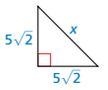 Find the value of x. Write your answer in simplest form. x= ______-example-1