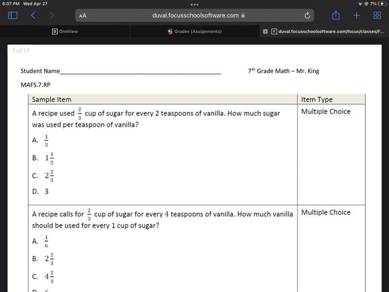 I need help with unit rate fractions pls try to explain very very easily and well-example-1